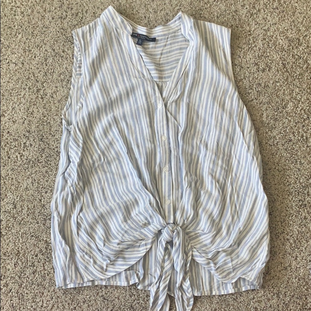 Tied tank top